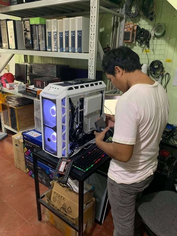 In-house hardware assembly & pre-delivery testing at our Davao workshop