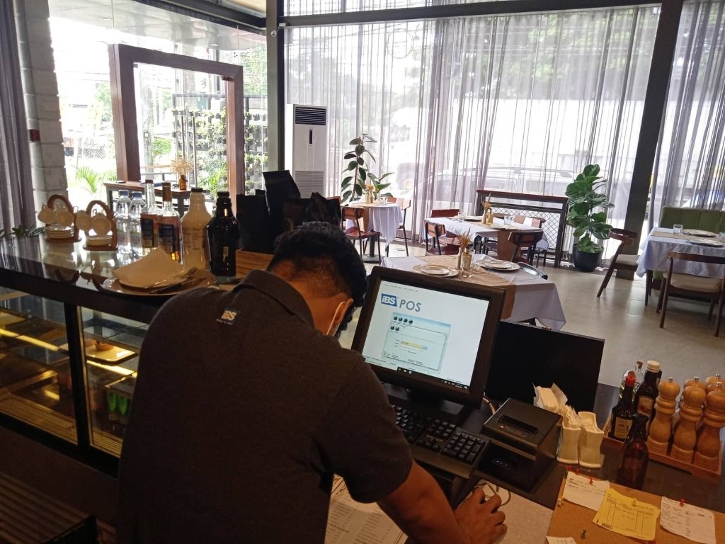 Cashier counter & thermal receipt printer installation