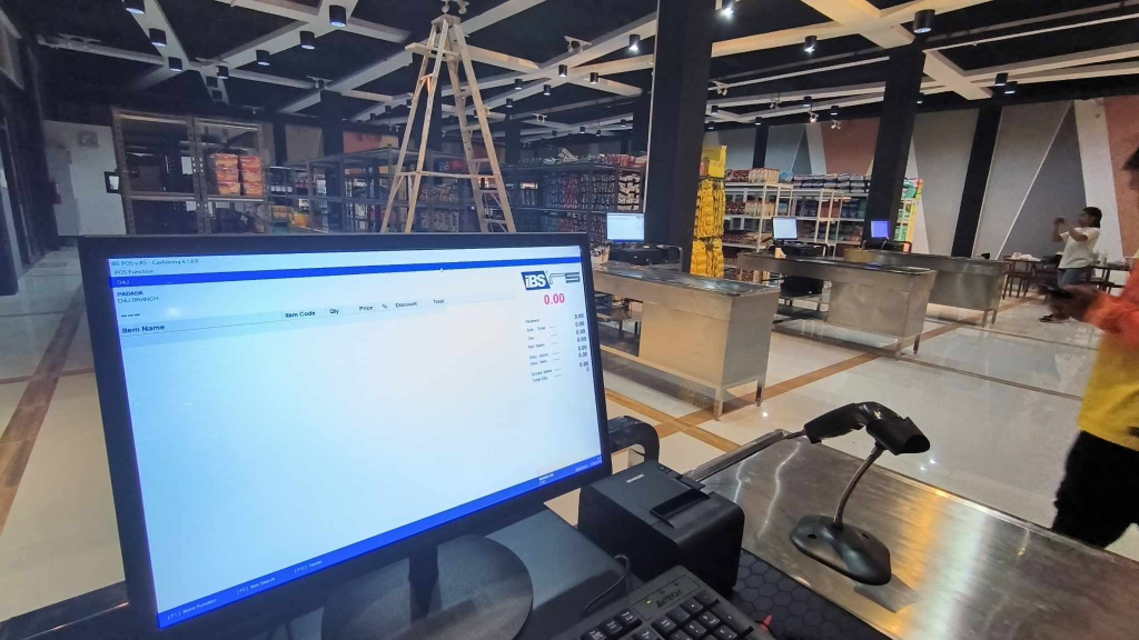 Multi-lane barcode scanner & cashier station rollout