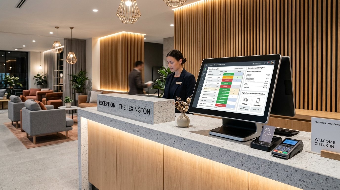 Serviced Apartment & Inn Front Desk Room Calendar