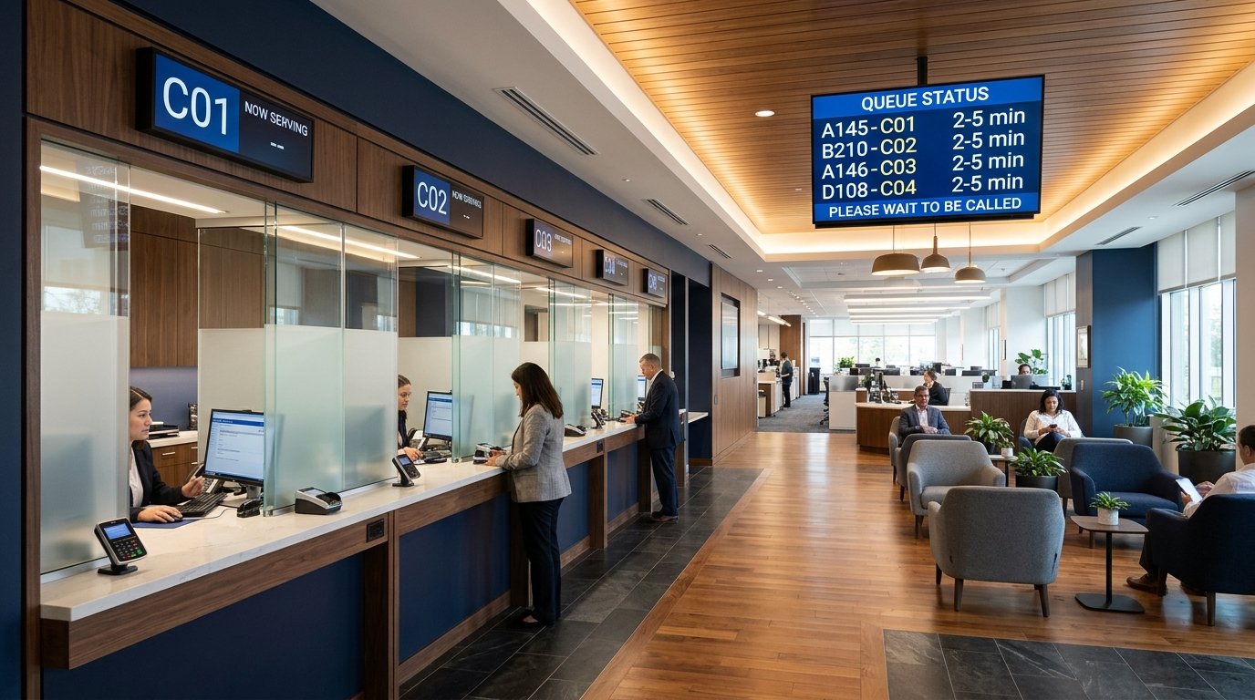 Banking & Corporate Service Counter Calling Display System