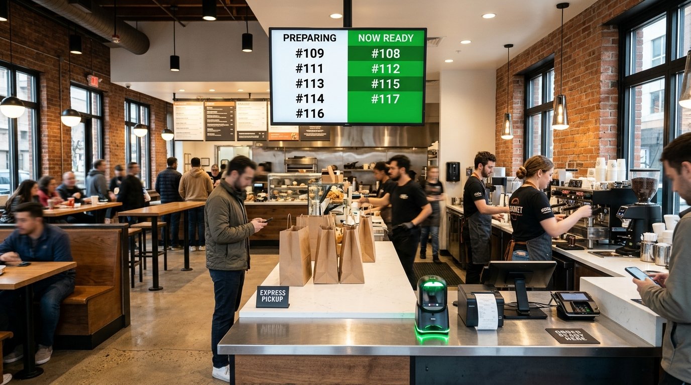 Commercial F&B Order Ready & Pickup Calling Display